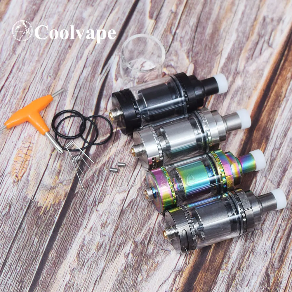 Coolvape Siren V2 GTA MTL RTA atomizador tanque de vapeo 24mm 22mm 2ml 4,5 ml capacidad cigarrillo electrónico Ajuste de flujo de aire vs Taifun GT4 S rta