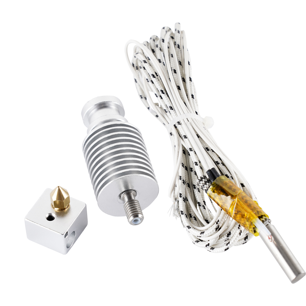 KINGROON KP3S Hotend Kit para extrusora Titan filamento de 1,75mm MK8 boquilla de 0,4mm extremo caliente