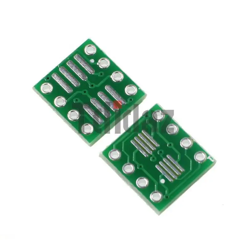 10 Chiếc Chì PCB Adapter Ban IC SMD Để Chấm So/Msop/Tssop/Soic/sop8 Sang Dip8 Cơ Thể Rộng Thân Hẹp 8pin