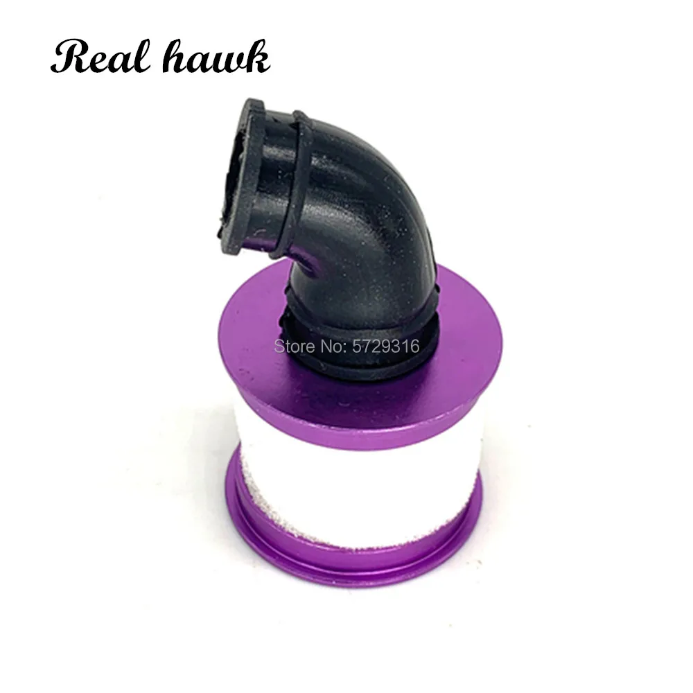 1 Chiếc 1/10 RC Mô Hình Nitro Xe Dự Phòng Phần Nhôm Lọc Không Khí HSP 02028 Cho 94122 94166 94177 94188