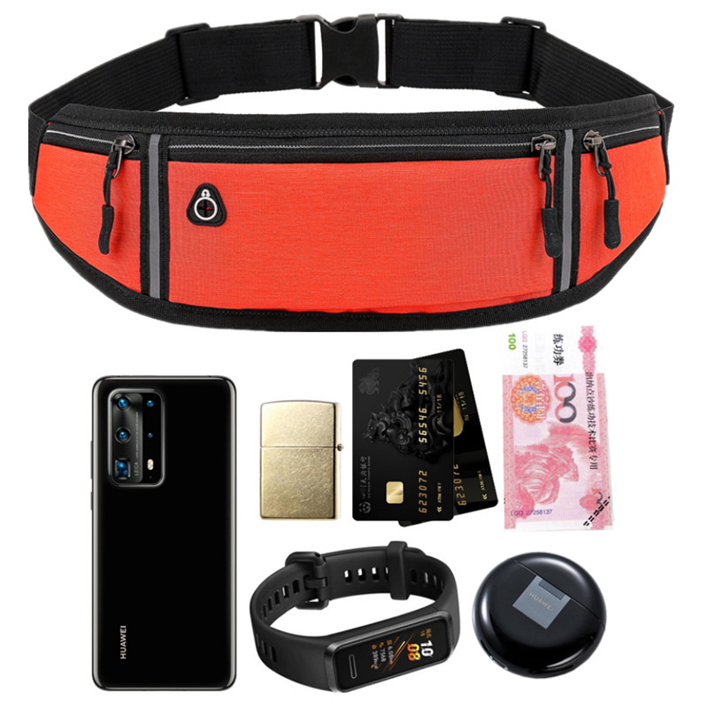Professionele Hardloop Heuptas Sport Riem Etui Mobiele Telefoon Case Mannen Vrouwen Verborgen Tas Gym Sporttassen Hardloop Riem Taille Pack