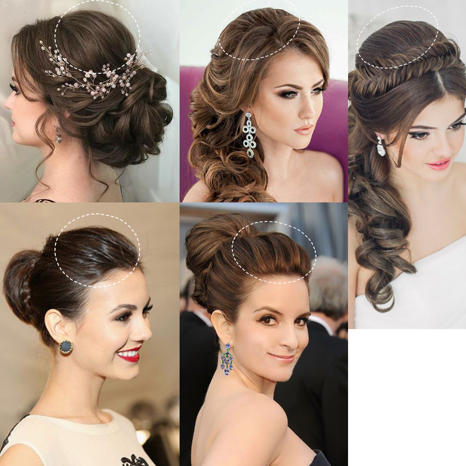 Huaya 人工毛根パッド目に見えないパッド高ストレートヘアクリップヘアエクステンション女性のためのかつらふわふわ偽のかつら