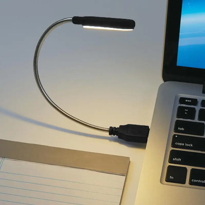 Du Lịch Di Động USB Đèn Đọc Sách Mini Led Sách Ánh Sáng Đèn Ban Đêm Sử Dụng Laptop Máy Tính Xách Tay Giáng Sinh Tặng Đèn Led