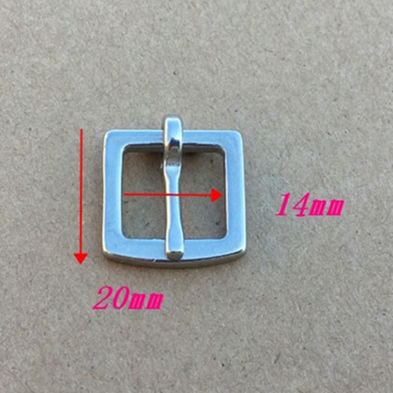 20Pcs สแตนเลสสตีลเข็มขัดโลหะหัวเข็มขัด Rein หัวเข็มขัดเสื้อผ้าอุปกรณ์เสริมม้าสายรัด Hardware14mm 18มม.21มม.