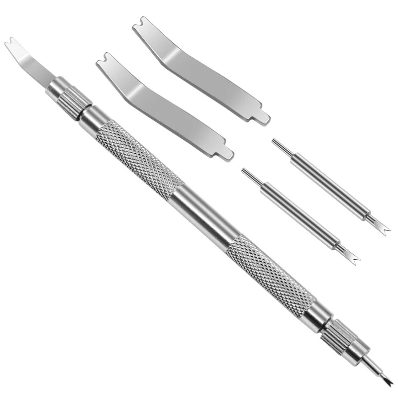 5 ชิ้น/เซ็ต Professional ปรับโลหะนาฬิกาสร้อยข้อมือ Link Remover Pin สายรัดข้อมือซ่อมเครื่องมือ