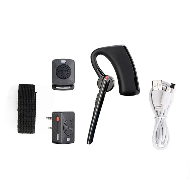 Walkie Talkie Hände-Freies PTT Bluetooth Wireless Headset K Typ Kopfhörer Two Way Radio Kopfhörer Mic Für Baofeng