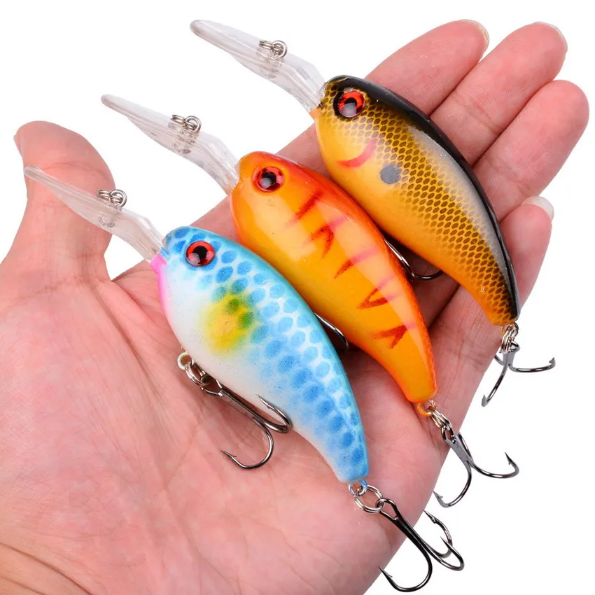 1 Chiếc Quay Mồi Dụ Cá Mồi Wobbler 14G 10Cm Minnow Cau Nhân Tạo Mồi Crankbait Leurre De Bass Pike trolling Pesca Giải Quyết
