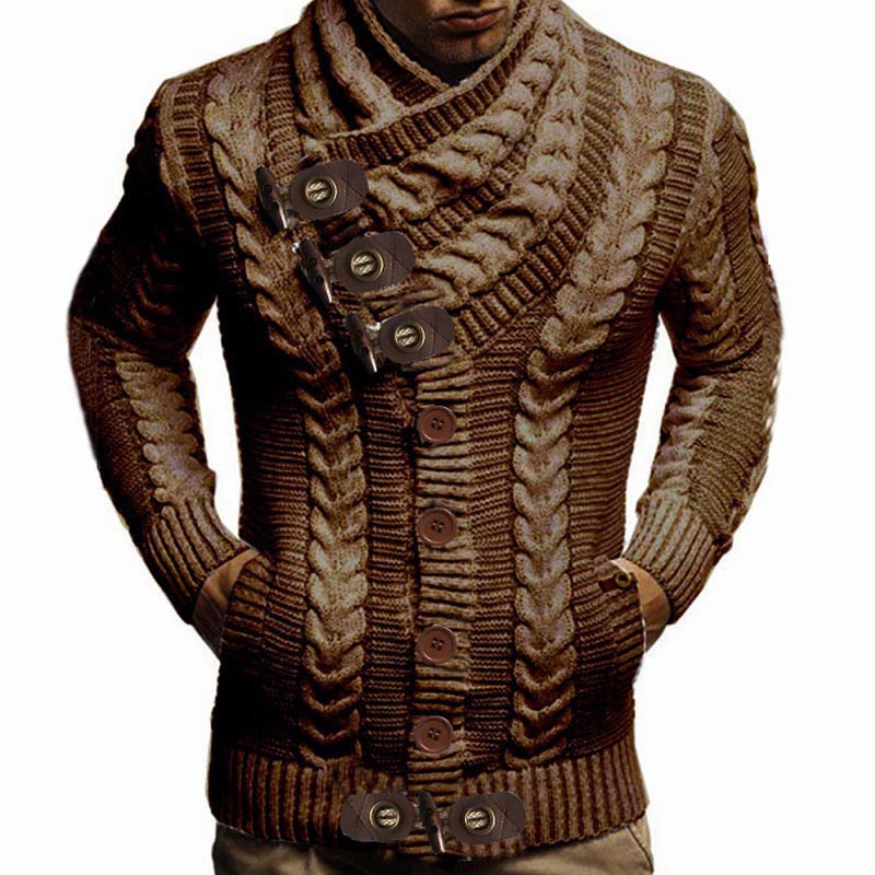 メンズタートルネック秋冬セーター,無地カジュアルニットカーディガン,長袖,スリムフィット,オーバーサイズ,コート,2023