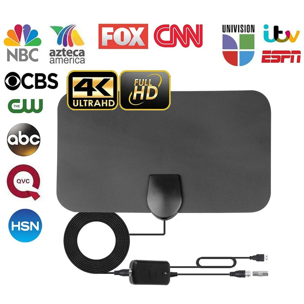 Kebidumei HD 8K 4K Trong Nhà Truyền Hình Kỹ Thuật Số Ăng Ten 25DB HDTV Antena DVB-T DVB-T2 Truyền Hình Cáp Antena UHF VHF DTV Ăng Ten Trên Không Bán Buôn