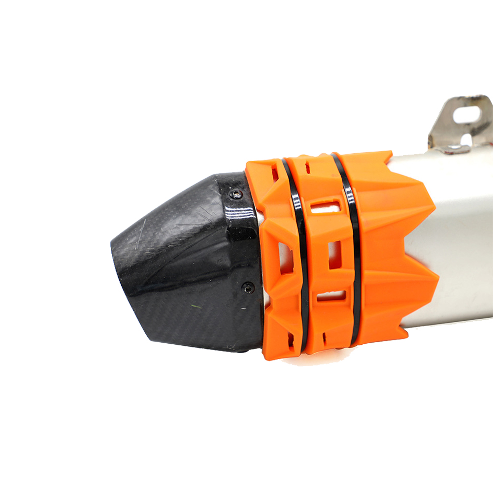 범용 배기 보호 커버 KTM SX EXC Motocross Dirt Pit Bike 용 오토바이 배기 머플러 소음기 보호대 가드