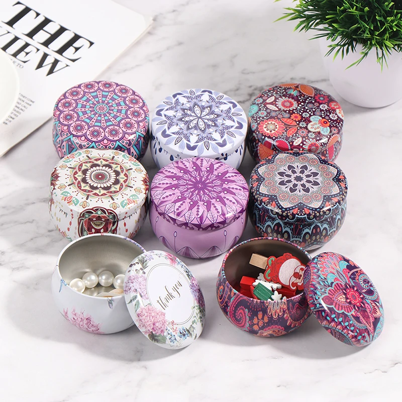 Trống Trang Sức Hình Kẹo Bánh Quy Hộp Tiệc Lễ Hội Tiếp Liệu Hoa Hồng Trà Hộp Thiếc Nhỏ Tươi Khu Vườn Nhà Cá Tính hộp Đựng Trang Sức