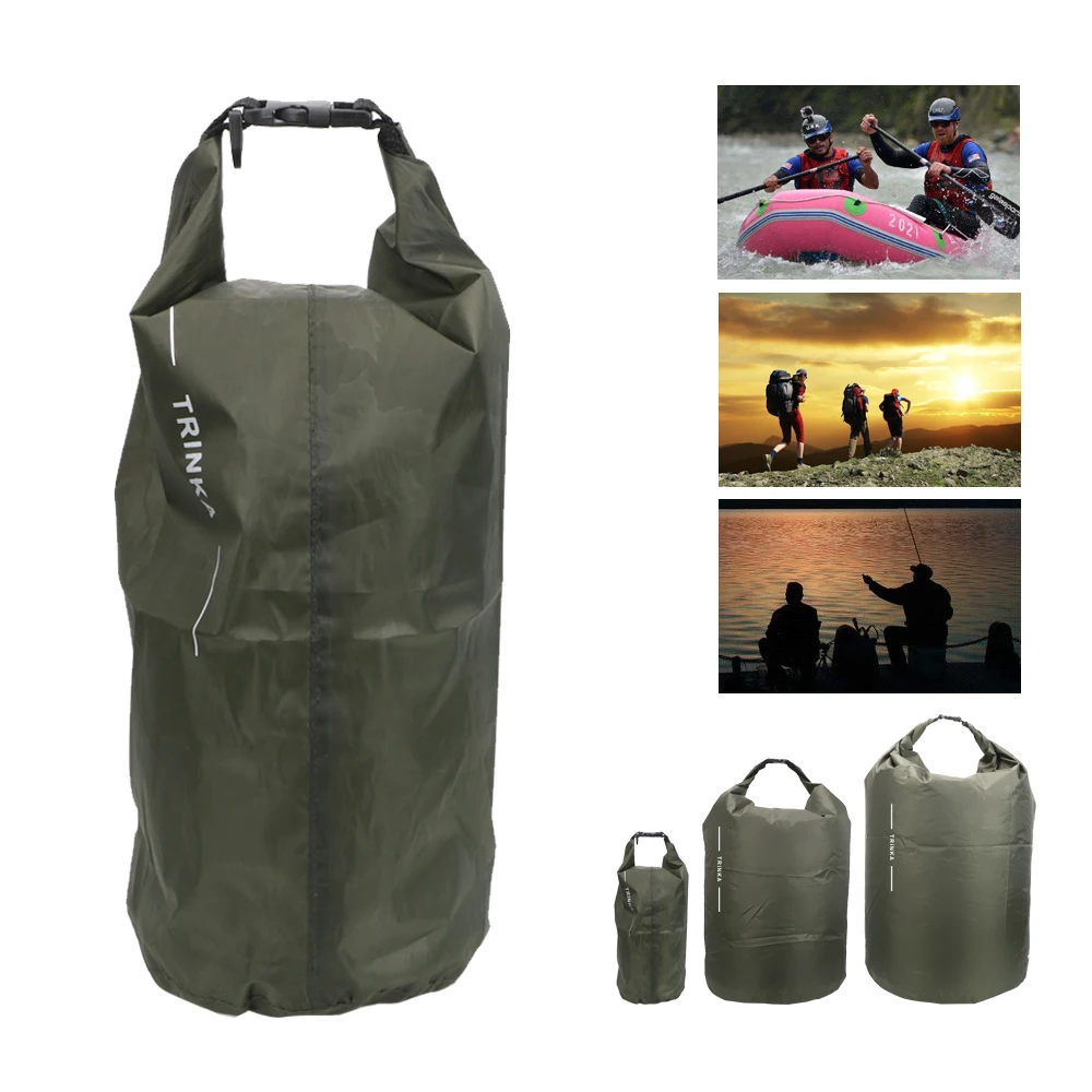 Bolsa de almacenamiento impermeable de 8L, 40L, 70L, bolsas de transporte para viajes al aire libre, para canotaje, kayak, canoa, bolsa seca flotante portátil