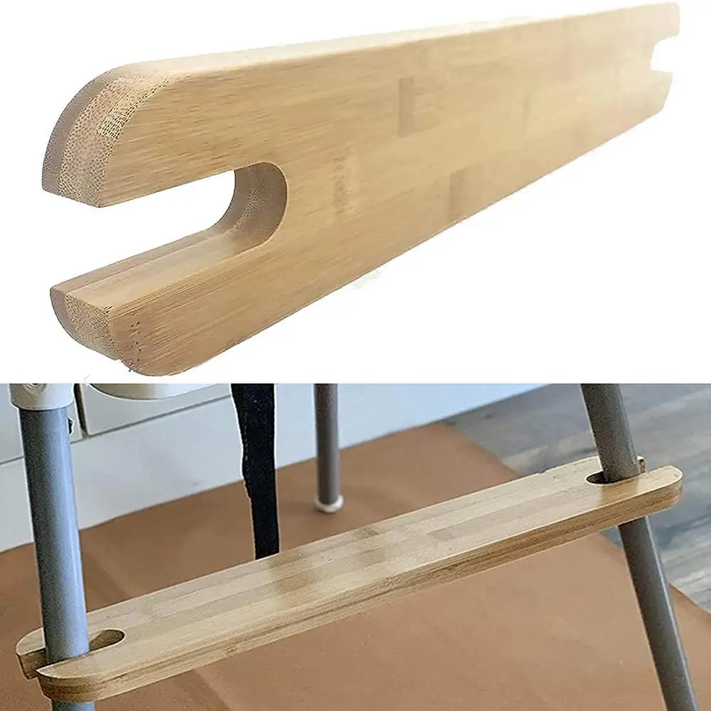 เบาะหัดนั่งเด็ก Footrest เก้าอี้ไม้ไผ่ปลายเตียง Non-Slip เก้าอี้ปรับเหยียบทารกทารกแรกเกิดอุปกรณ์เสริมความปลอดภัย