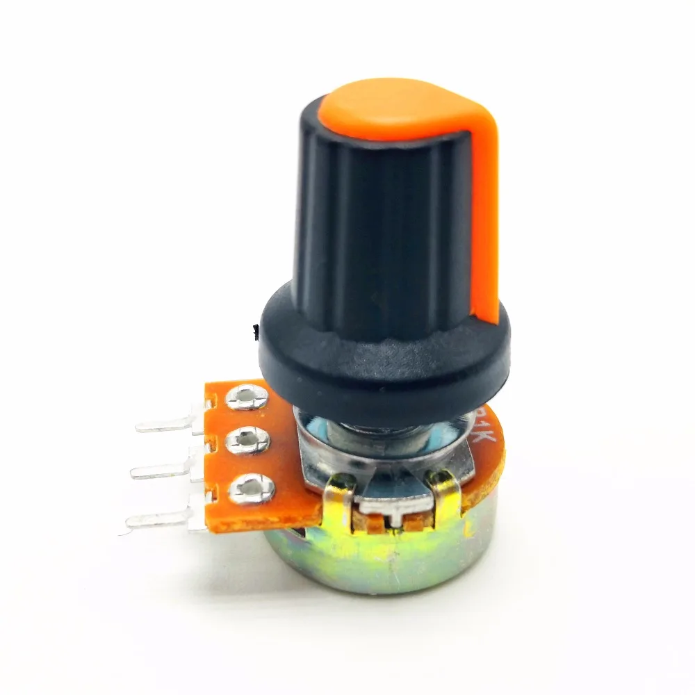 30 Cái 5 Màu WH148 Chiết Áp Núm Nắp (Lõi Đồng) 15X17mm 6Mm Trục Lỗ AG2 Vàng Cam Xanh Dương Trắng Đỏ 5 Màu * 6 = 30 Chiếc