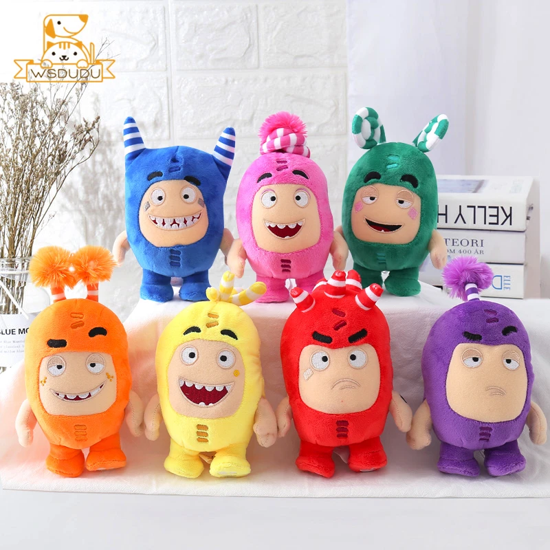 Мультяшная плюшевая игрушка-животное Oddbods, милая мягкая кукла, предохранитель, пузыри, Newt Pogo Slick Jeff Zee, мягкая подушка, коллекционные подарки для детей и взрослых