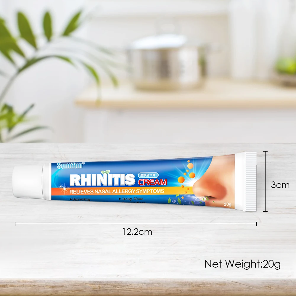 Sumifun Viêm Mũi Thảo Dược Xông Viêm Xoang Mạn Tính Kem Viêm Mũi Dị Ứng Xịt Nghẹt Mũi Làm Mát Y Tế 20G