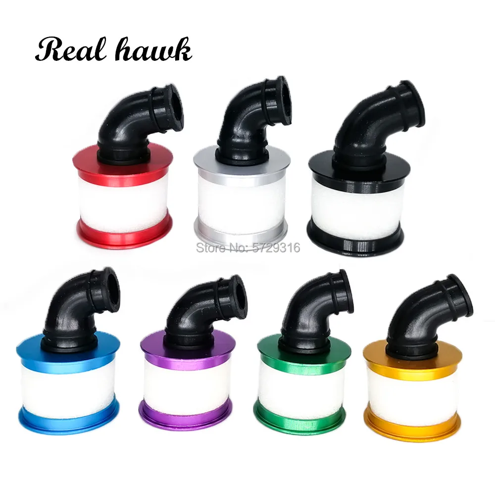 1 Chiếc 1/10 RC Mô Hình Nitro Xe Dự Phòng Phần Nhôm Lọc Không Khí HSP 02028 Cho 94122 94166 94177 94188