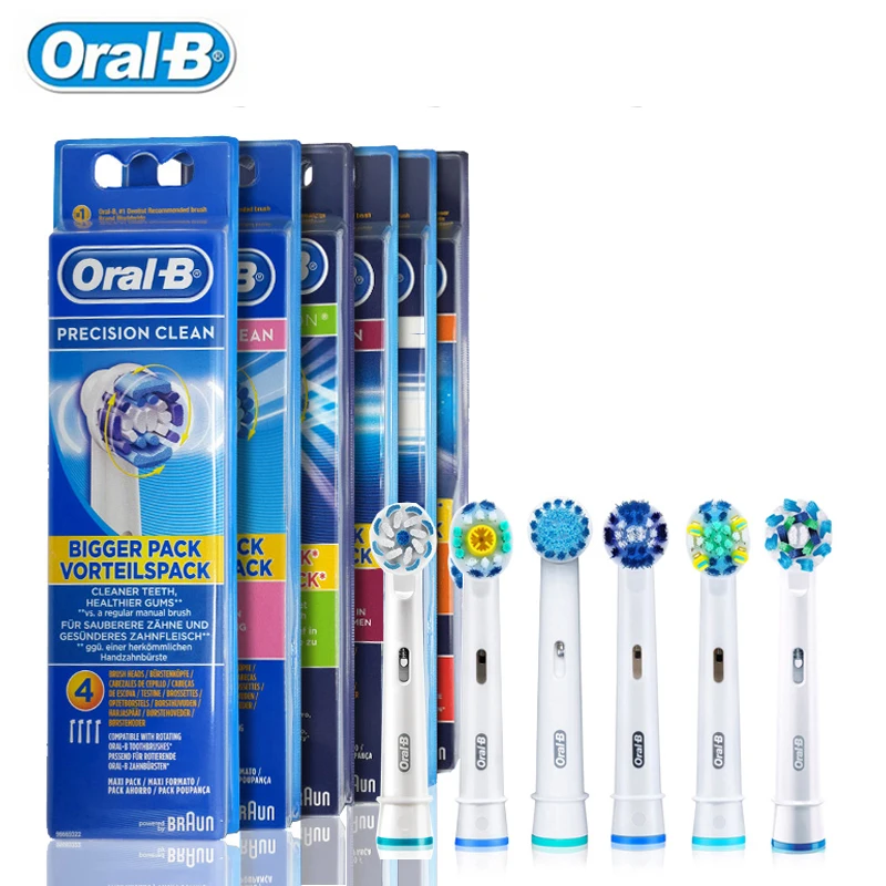 Ban Đầu Thay Thế Oral B Đầu Cho Oral-B Xoay Bàn Chải Đánh Răng Điện Chính Hãng Làm Trắng Răng Lông Mềm Nạp Lại