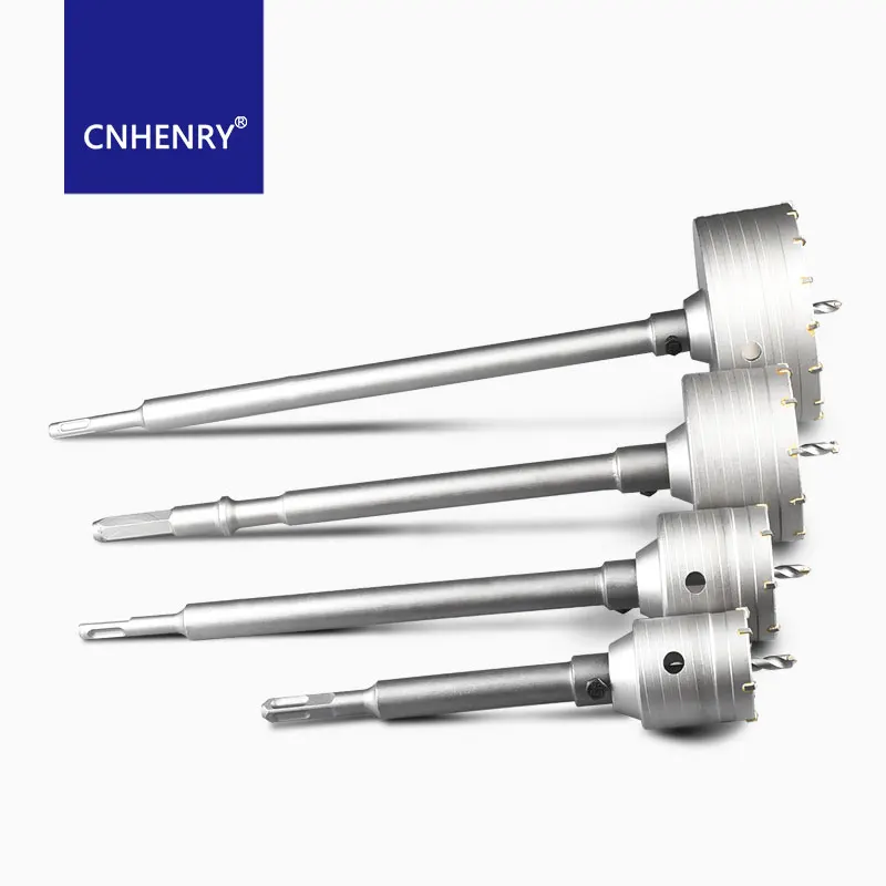 Mũi Khoan Bê Tông SDS Plus Tường Cưa Lỗ Mũi Khoan Bê Tông Lỗ Cưa Tròn Trục 30-160Mm Lỗ Cắt Bê Tông đá Xi Măng Dụng Cụ