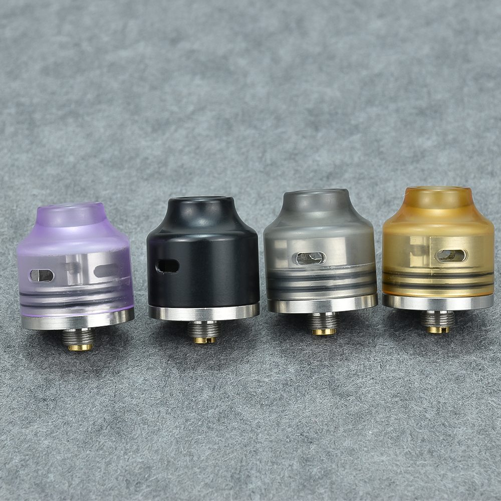 Wasp Nano RDA Atomizador rda de bobina única de 22 mm de diámetro Atomizador de vapeo con tanque de rosca 510 con BF Squonk