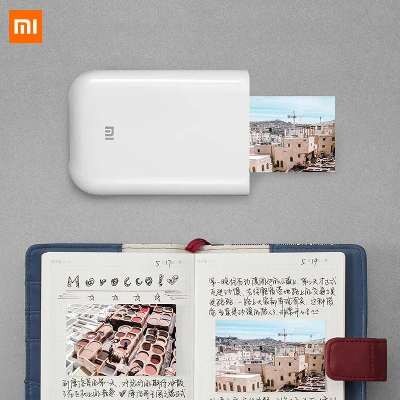 Xiaomi Mijia AR Máy In 300Dpi Di Động Chụp Ảnh Mini Bỏ Túi Với DIY Chia Sẻ 500MAh Hình Máy In Bỏ Túi Máy In Công Việc với Mijia