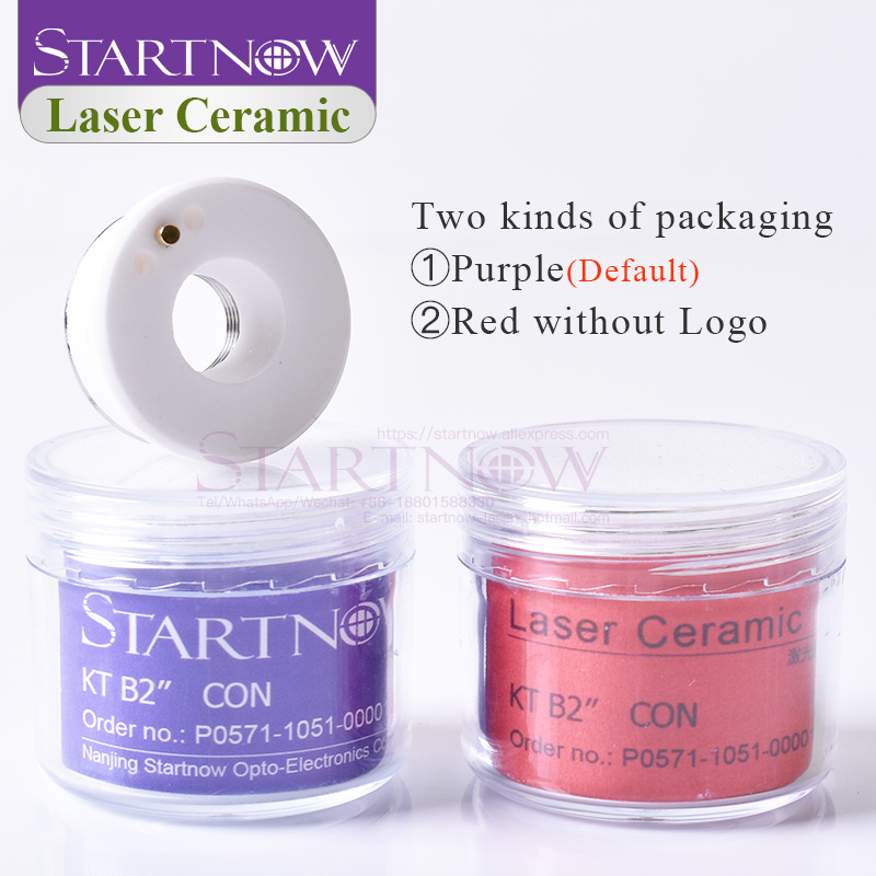 Startnow Laser Ceramic Spring Nozzle Holder For Cutting Machine Welding Head O.D.28/32mm OEM WXS HANS Raytools Ceramic Ring Part