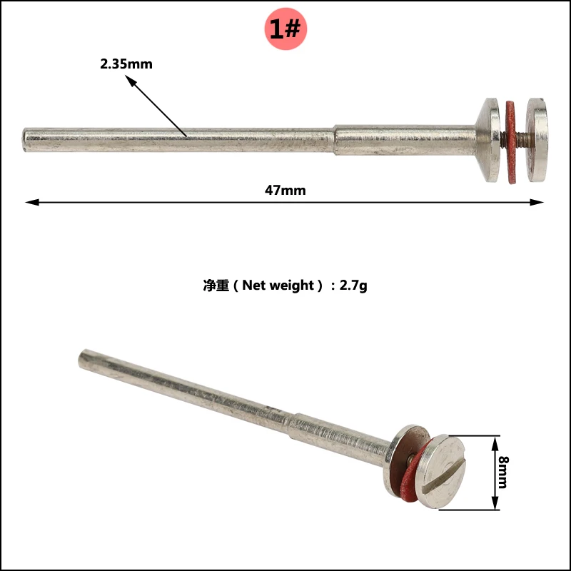 10 個 2.35 ミリメートルサンディングペーパークランプバーサンドペーパー分割ホルダークリップロッドクリップ研削紙ジュエリーメイキング研削研磨