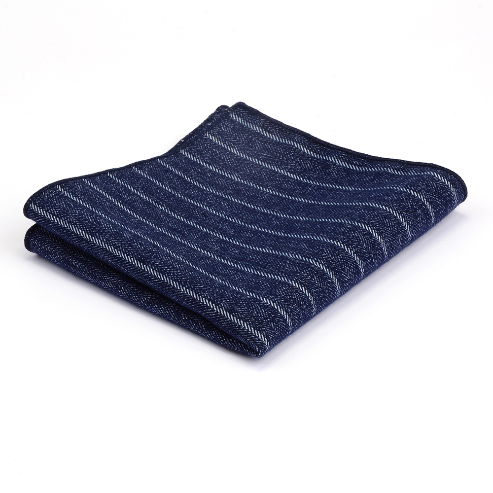 Mouchoir de Luxe en Laine et Coton pour Homme, Couleur Unie, Marron, Bleu, Noir, pour ixd'Affaires, Serviette de Poitrine