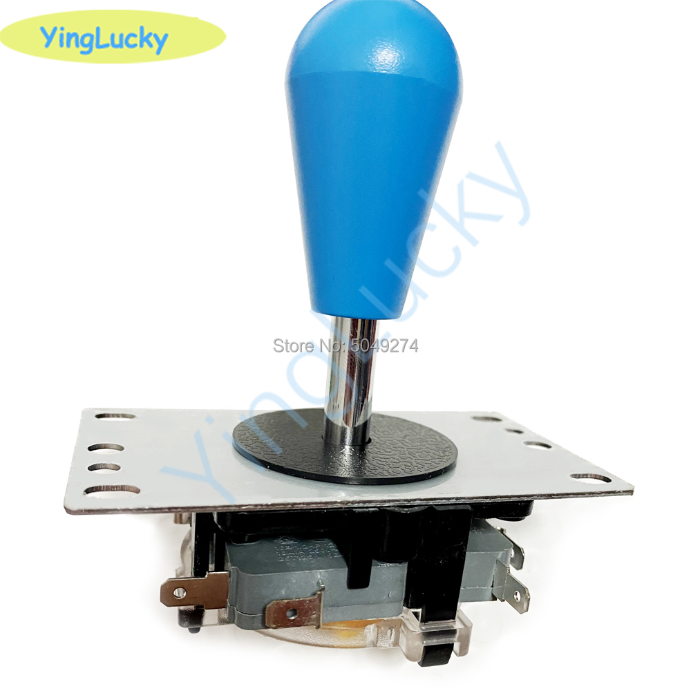 Arcade Joystick Chép Sanwa Joystick Tròn Cổ Điển Bóng Bầu Dục Bóng 4/8 USB Chiến Đấu Dính Bộ Điều Khiển Trò Chơi Cho Pandora Tay Cầm