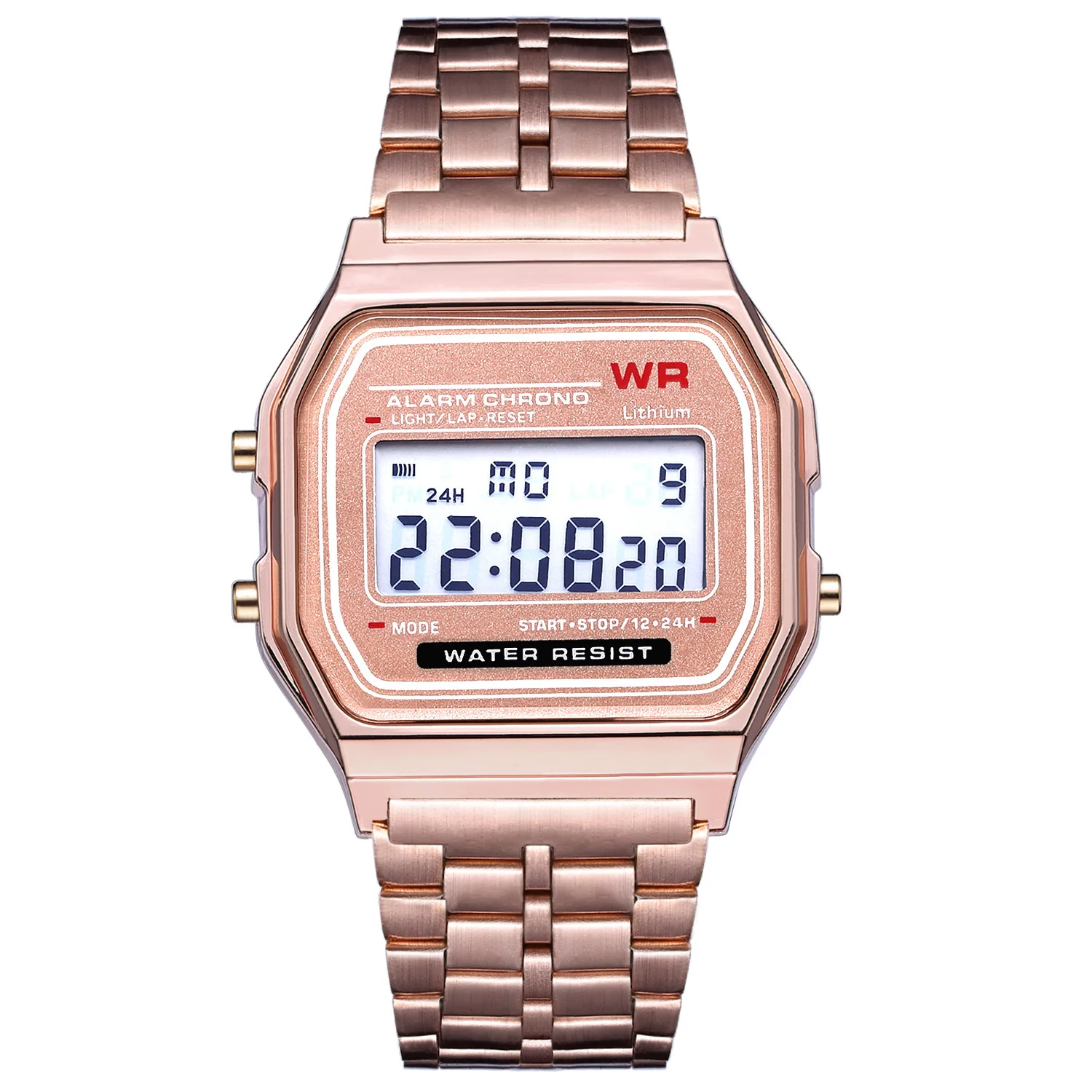 F-91W スチールストラップ腕時計メンズヴィンテージ LED デジタルスポーツミリタリー腕時計電子女性腕時計バンド時計レディース Relojes