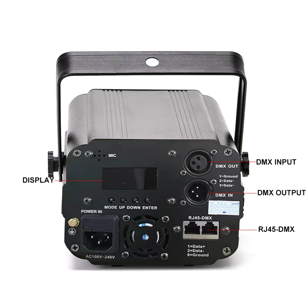 1400mW DMX 512 escáner luz láser RGB colorido fiesta Navidad DJ discoteca luces láser