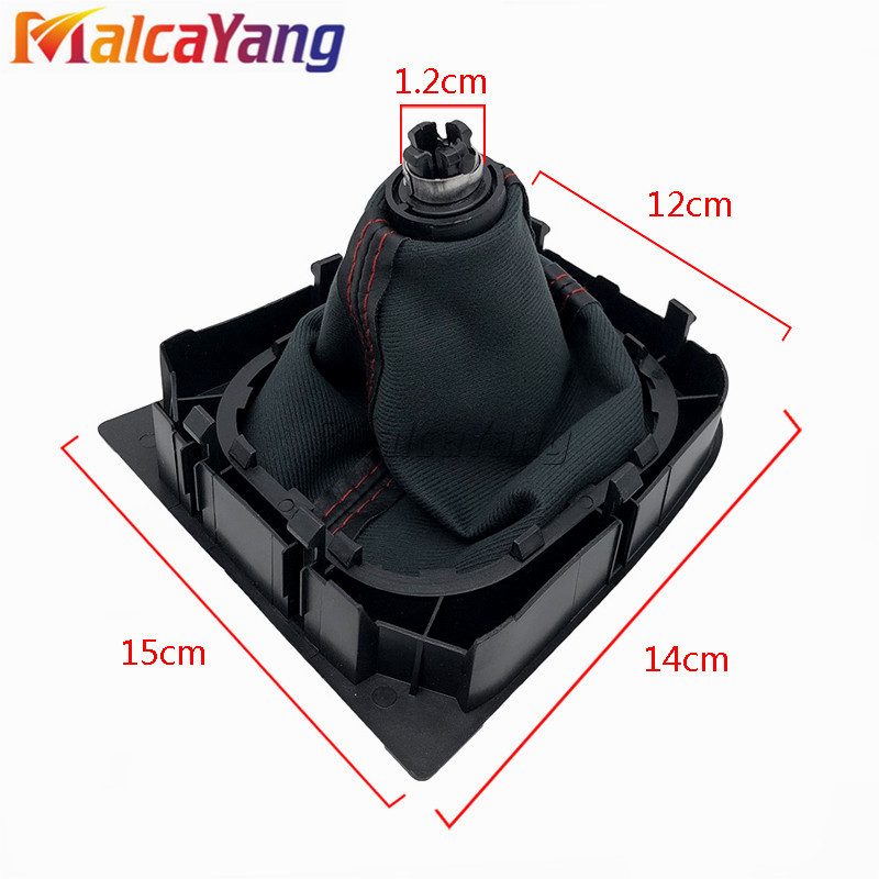 Car Gear Shift Knob Lever Pen 5 6 Speed Boot Cover Gaitor For VW Volkswagen Golf 5/6 MK5/6 Scirocco(2009) Octavia