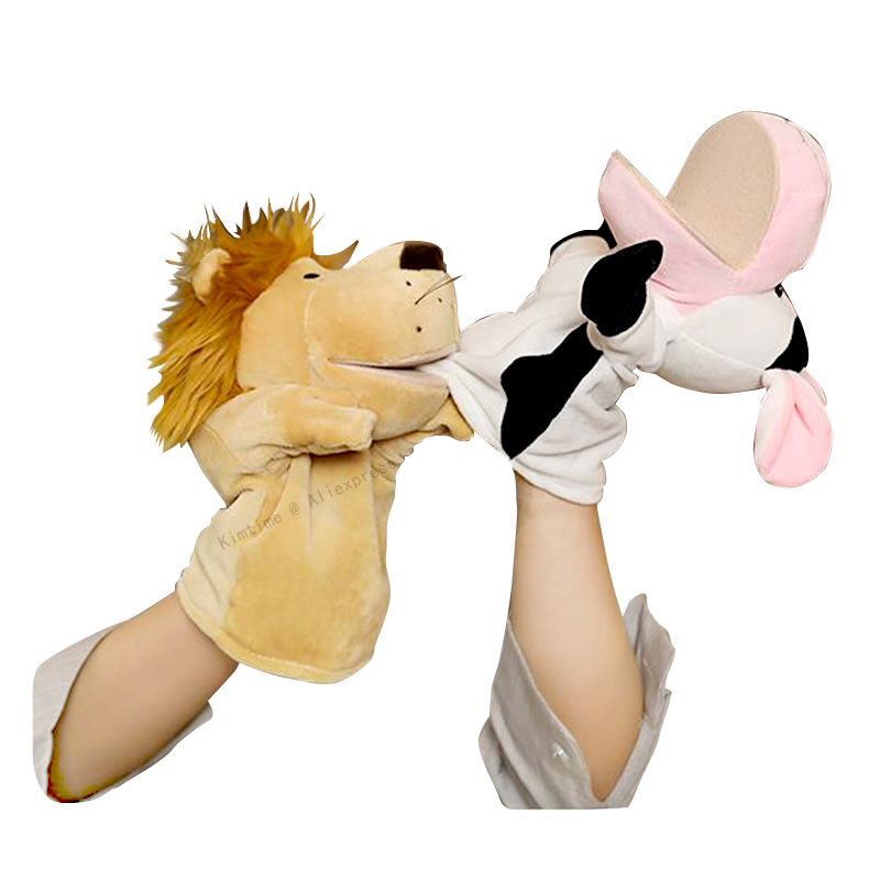 Động Vật Tay Ngón Tay Câu Chuyện Con Rối Kawaii Sang Trọng Búp Bê Giáo Dục Đồ Chơi Cho Bé Sư Tử Voi Bunny Khỉ Hươu Cao Cổ Mềm Mại Đồ Chơi Búp Bê Nhồi Bông