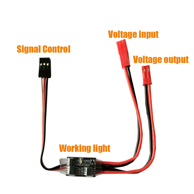 2-20A High Current รีโมทคอนโทรลสวิตช์อิเล็กทรอนิกส์ 3-30V Aerial รุ่น Plant Protection RC Drone ปั๊มน้ํา PWM สัญญาณควบคุม