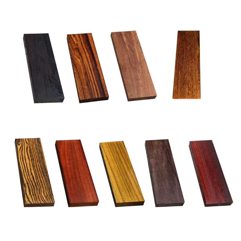 DIY Knife Scales Handle Blank Exotic Wood Knives Making Plate Material 120*40*10MM 4.7 x 1.6 x 0.4 inch High quality Drop ship