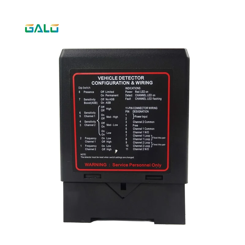 PD232 / PD234 Tăng Cường Kênh Đôi Cảm Ứng Vòng Xe Máy Dò Cho Đỗ Xe Rào Cản Hệ Thống