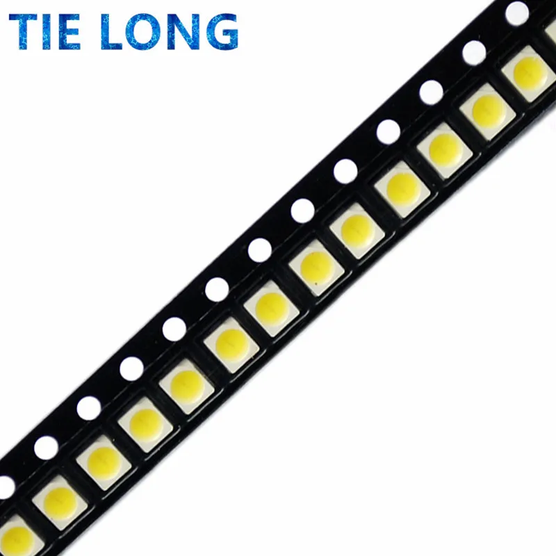 100pcs 3528 1210 SMD LED 흰색/따뜻한 흰색 SMD LED 매우 밝은 흰색 빛 다이오드 빨간색 녹색 파란색 노란색