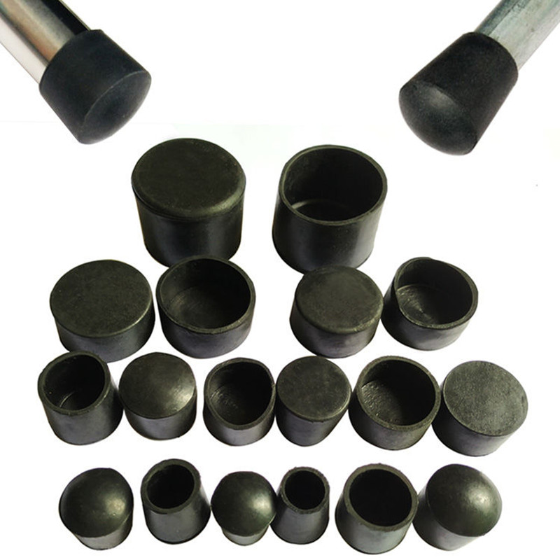 Gumowa okrągła zaślepka 4-76mm silikonowa gumowa nakładka na nogi od krzesła podkładki pod stopy meble mata na stół silikonowa osłona zapobiegająca zarysowaniom