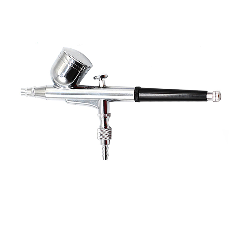 Dual-Action Spray Gun Airbrush with Compressor 0.3mm Airbrush Kit for Nail Airbrush for Model/Cake/Car Painting