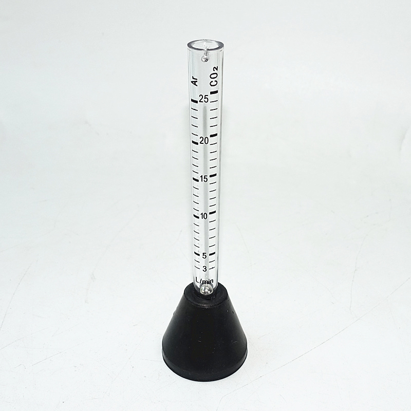 Schweißbrenner Durchflussmesser Ar CO2 Argon Mix Gas 0-25L/min MIG Gun WIG Brennerdüse Präzises Gasdurchflussmessgerät