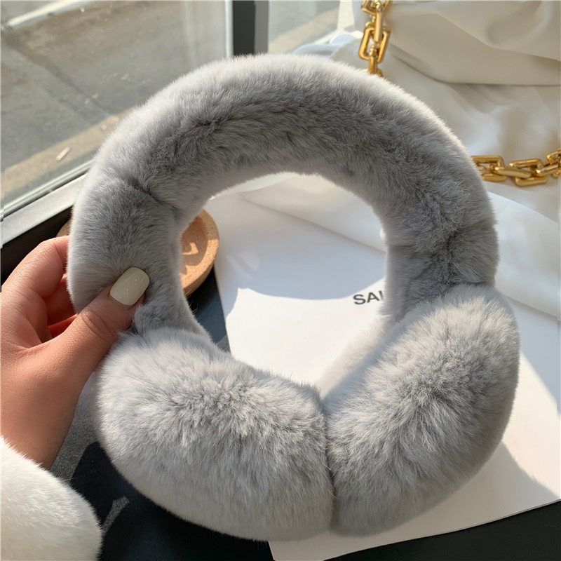 女性用ウサギ毛皮ヘッドバンド,ウサギの毛皮のペア,本物のウサギの毛皮のペア,2022