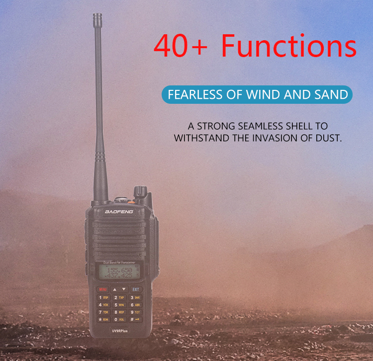 2023 10W Baofeng UV 9R Cộng Với 40 Km Walkie Talkie Cho Săn Bắn 50 Km Hf Thu Phát Vhf Uhf Ham đài Phát Thanh Dài Phạm Vi CB Đài Phát Thanh