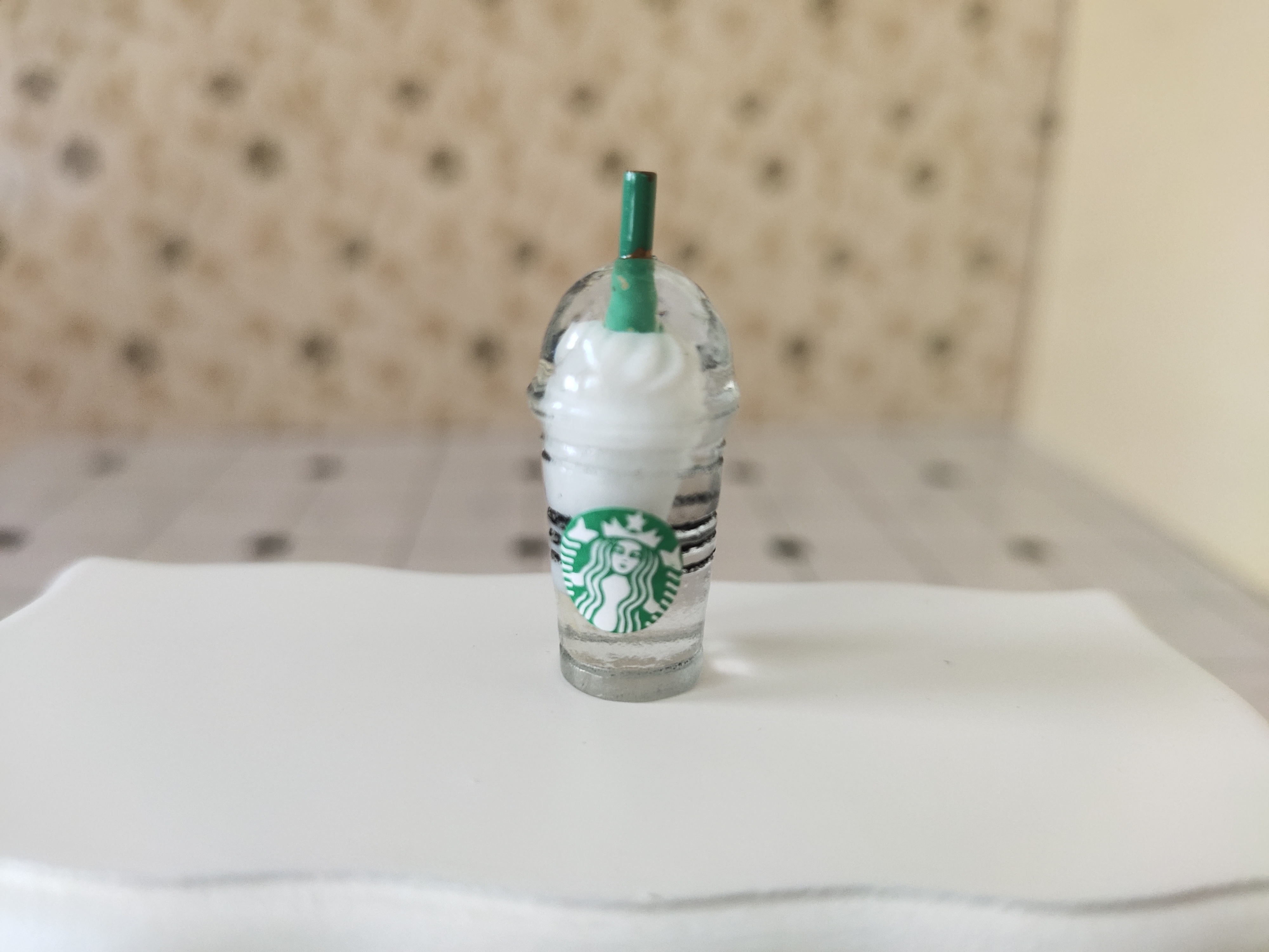 6 個ドールハウスミニチュア 1:6 1:12 スケールアイスクリームコーヒーカップドリンクふり食品ドールハウスの装飾 1/6 ob11 人形キッチンおもちゃ