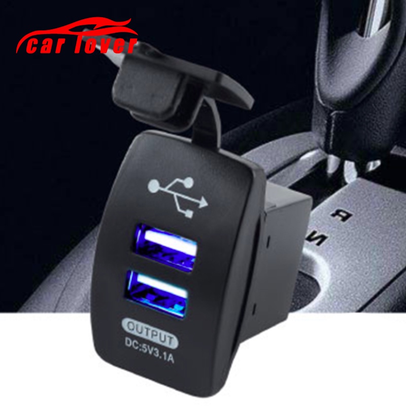 Универсальное автомобильное зарядное устройство с двумя USB-портами, 5 В, 3,1 А