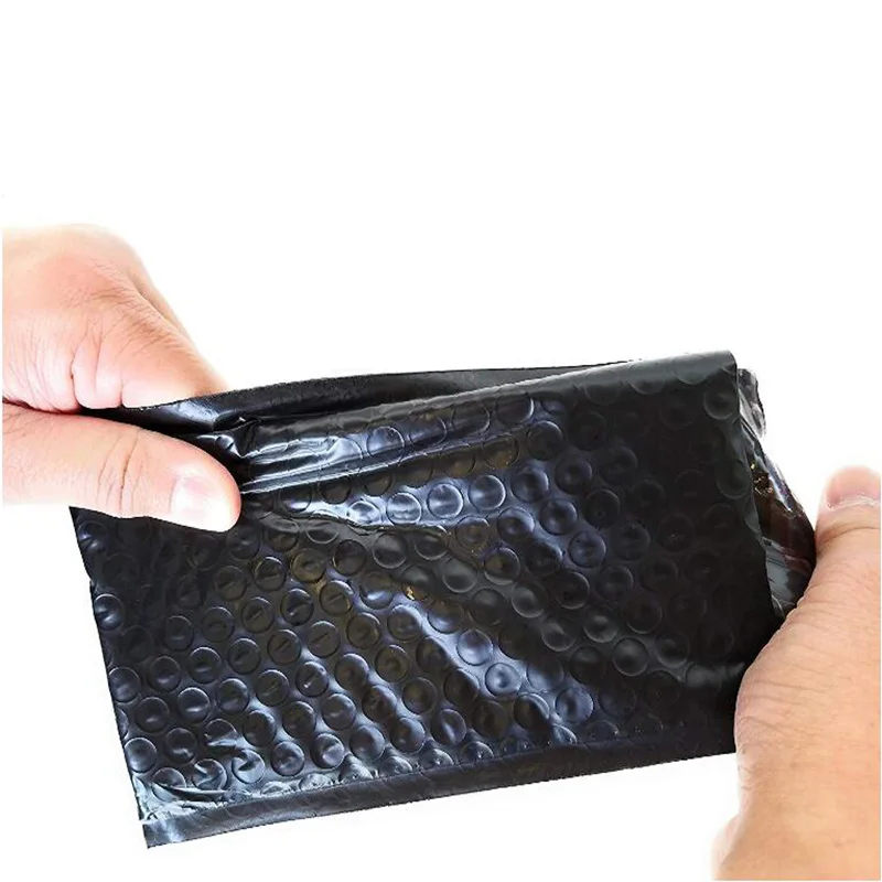 10 Pcs/18 Maten Zwarte Poly Bubble Mailer Gewatteerde Envelop Self Seal Mailing Tas Bubble Envelop Verzending Envelop Post tas