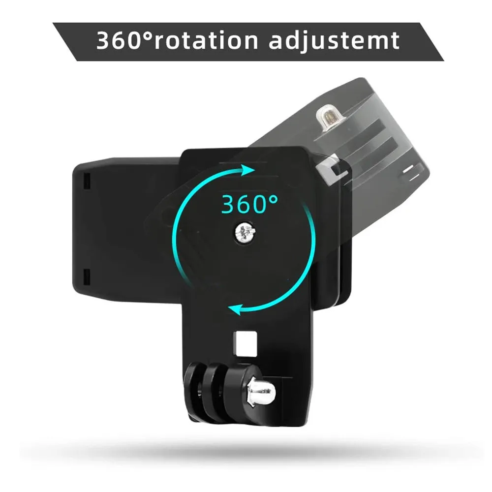 Backpack Strap Clip 360 Degree Rotation Hat Belt Clamp Mount For Gopro Hero 11 10 9 8 Action Camera Accessories