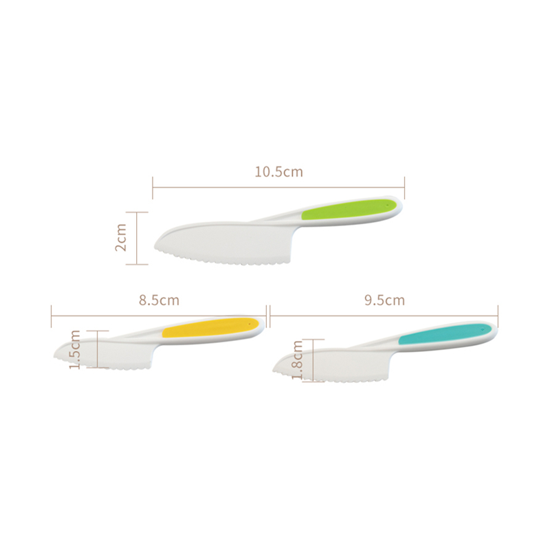 Plastic Knives set for Kids Montessori Practical Life Materials Cutting Activities Food Preparation Children's Kitchen Utensils