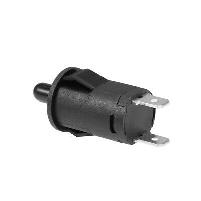 Lemari Es Pintu Lampu 10Mm Sesaat Kulkas Switch NC AC250V Hitam 3Pcs