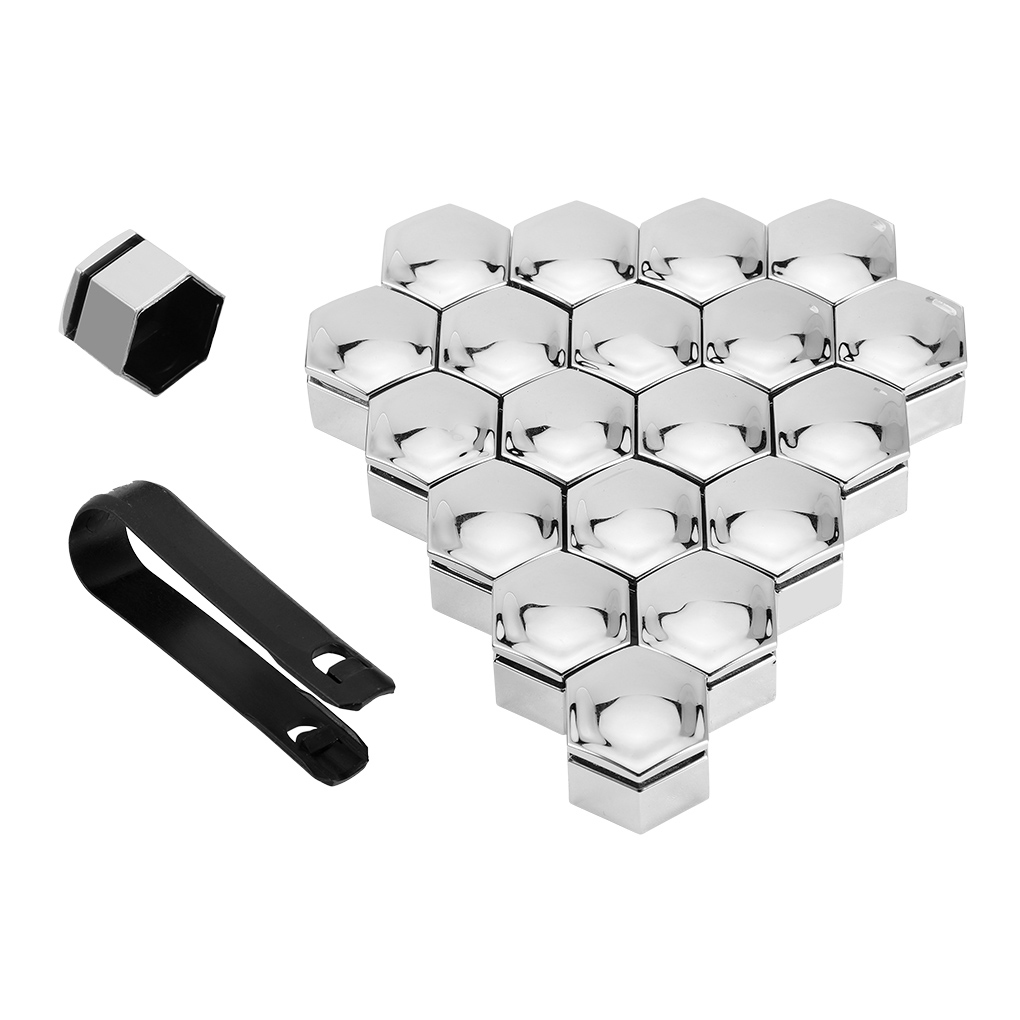 20 Chiếc Xe Bánh Hạt Mũ Tự Động Trung Tâm Vít Bao 17Mm 19Mm 21Mm Bu Lông Viền Trang Trí Bên Ngoài đặc Biệt Ổ Cắm Bảo Vệ Chống Bụi