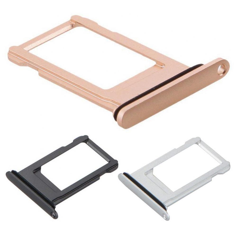 1 szt. Wymiana uchwytu na kartę SIM Taca na gniazdo Część naprawcza Adaptery kart SIM dla iPhone8 8Plus X